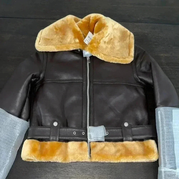 Walter Baker SZ XS Leather Brown Eduardo jacket - Picture 5 of 7